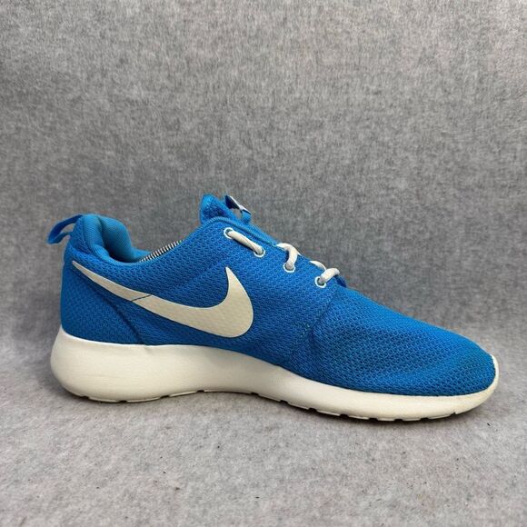 Nike Roshe Run Mens Size 9 Blue White Casual Athletic Low Top Running‎ Sneakers - Picture 6 of 9